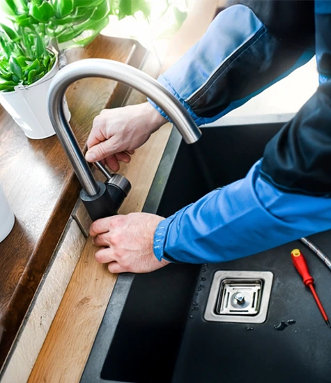 Sink tap repairing
